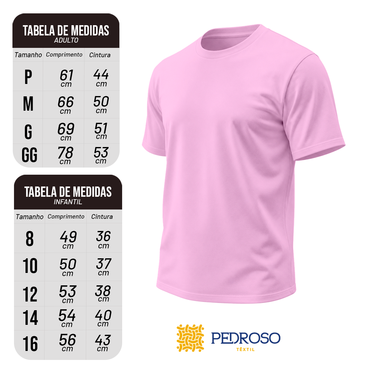 Camiseta Camisa Lisa Premium Slim Algodão Cores Variadas (10 PEÇAS POR VARIAÇÃO)