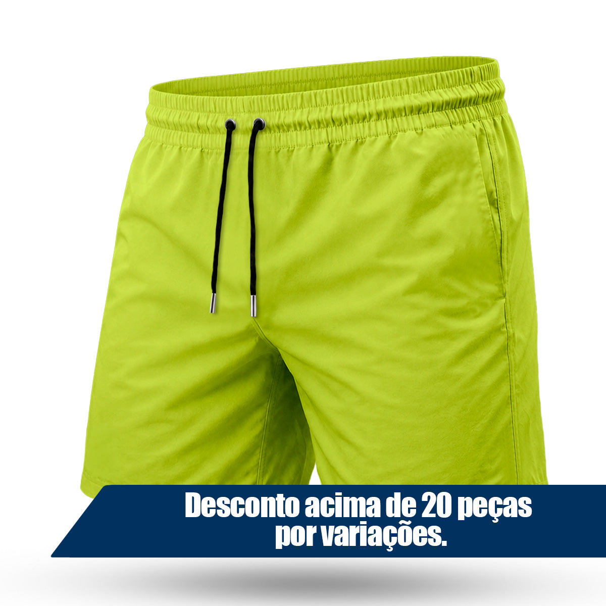 Bermuda Tactel Elastano Masculina